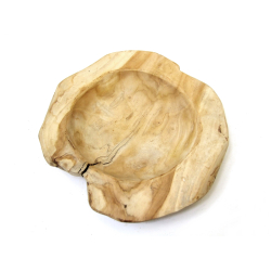 Misa z drewna tekowego surowa 25cm